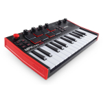 AKAI MPK Mini Play MK3 MPKMINIPLAYMK3, 25 klahvi, 8 MPC pad-i, 4 kodeerijat, OLED, USB-MIDI, aku, must