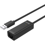 Unitek Y-1468 v&otilde;rgukaart, USB 2.0, Ethernet, 480 Mbit/s, 1xRJ-45, Fast Ethernet, 10/100 Mbit/s, IPv4/IPv6, WoL, Plug and Play