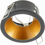 Laevalgusti ELVA, IP54, &Oslash;85x45mm, must/kappar; OP-ELVAOCM-03