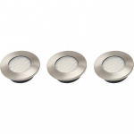 LED laevalgusti komplekt BARRI PLUS, &uuml;mmargune, 3 tk., 3x1,5W, AC220-240VAC, 2700K LD-OBP27CB-53 GTV