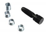 Geko s&uuml;&uuml;te keermet&ouml;&ouml;ri komplekt G02791, 4x14mm, 3/8, 7/16, 1/2, 3/4, keermestamisriist, karastatud, sepistatud