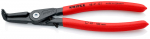Precīzijas cirkļu knaibles, KNIPEX, 48 41 J31, izturīgas, ar neslīdo&scaron;ām rokturiem, 210 x 45 x 13 mm