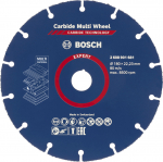 Karabīda Multi Disks 180x22.23mm, ilgmūžīgs un daudzpusīgs, 2608901681 BOSCH