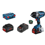 Bezvadu triecienskrūvgriezis 18V, 1000 Nm, 2x8Ah baterijas, Bluetooth modulis, 06019J8002, BOSCH