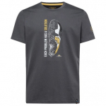 Krekls SOLUTION T-Shirt M, izmērs: S, Carbon/Yellow, 8058428031146 LA SPORTIVA