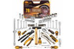 Forstime T&ouml;&ouml;riistade komplekt FT-4782-5, 78 tk, 1/4; 1/2 tolli, 4-32 mm, Cr-V teras, 72 hammast