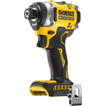DeWALT DCF860NT 18 V XR juhtmevaba l&ouml;&ouml;kpadrunv&otilde;ti 1/4" harjadeta mootor 3-kiirust kuni 282 Nm p&ouml;&ouml;rdemoment 0&ndash;3800 p/min 9 LED t&ouml;&ouml;valgustus T STAK karp ilma akude ja laadijata Kollane/Must