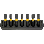Dewalt l&ouml;&ouml;ktrell DT70806-QZ 25mm x 7mm, 7 tk, must/kollane, plastikkarp, 2.3 cm, 8.2 cm, 0.05 Kg, kohandatav