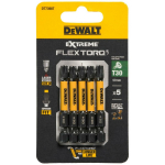 Dewalt kruvikeeraja otsikud DT7398T-QZ 57mm T30, 5 tk, k&otilde;va teras, FLEXTORQ tehnoloogia, torsioonim&otilde;ju
