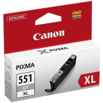 Canon Printeri kassett CLI-551XL GY 6447B001, 11ml, hall, &uuml;hilduv Canon PIXMA MG6350, MG5450, iP7250