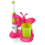 ETA | Toothbrush with water cup and holder | Sonetic ETA129490070 | Battery operated | For kids | Number of brush heads included 2 | Number of teeth brushing modes 2 | Pink