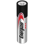 Energizer Akud Alkaline Max AAA LR03 438144, 1.5 V, 4 tk, 10 aastat, must, h&otilde;be, k&otilde;rge lekke vastupidavus