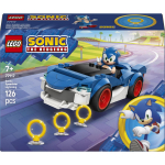Lego Konstruktor 77117, 126 tk, Sonic minifiguur, Chaos Emerald, 3 kuldset r&otilde;ngast