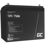 Green Cell AGM25 UPS aku, 12 V, 75 Ah, VRLA, &uuml;lelaadimise kaitse, &uuml;levoolu kaitse
