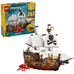 Lego Loov 3 IN 1 31387 Ikooniline piraadilaev, 1074 elementi, 5 minifiguuri, 9+ aastat