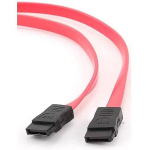 Gembird Andmekabel SATA III 1m CC-SATA-DATA-XL, 1m, SATA 7pin Naine, SATA 7pin Naine, Must, Punane