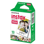 Fujifilm Instax Mini l&auml;ikiv hetkefilm 16567816, 54 x 86 mm, 46 x 62 mm, 10 lehte, 5-40 &deg;C, valge raam