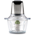 Gastroback Mini hakkija 40961, 0,6 L, 400 W, 2 kiirus, 3 tera, klaasist kauss, roostevaba teras, nupud