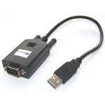Sandberg USB Serial Link adapter 133-08, 0.3m, must, USB A DB9, PL-2303GT, kuni 500 Kbit/s
