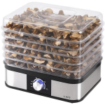Lafe Puuviljade kuivatija NutriDry LAFPAR47689, 250W, 5 riiulit, elektrooniline juhtimine, reguleeritav temperatuur, plastmass