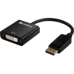 Sandberg adapter 508-45, 1xDisplayPort isane, 1xDVI emane, 20cm, v1.1, DVI-D 1.0, Full HD 1080P, 1920x1080 60Hz