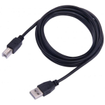 Sbox USB A-B M/M 5m USB-1015, 5m, 480 Mbit/s, must, &uuml;hilduv arvuti ja Maciga