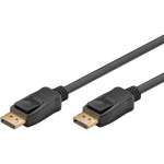 Goobay DisplayPort to DisplayPort &uuml;henduskabel 64799, 3 m, Must, k&otilde;rge eraldusv&otilde;imega signaali edastamine kuni 8K 60 Hz