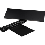 Next Level Racing Klaviatuuri ja hiire alus NLR-E019, must, 51cm, 64cm, 13.5cm, anodeeritud alumiinium, s&uuml;sinikteras
