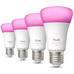 Philips Hue WCA 810 A60 E27 4P EU, LED-pirn, E27, 6W, 810 lm, 25000h, 220-240V, Bluetooth ja Zigbee, 4 tk