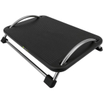 Techly ICA-FR 13 jalatoe, 280mm, 430mm, 1.24kg, ABS, must, reguleeritav k&otilde;rgus
