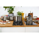 ZWILLING True Flow 66920-004-0, 4-os pannide komplekt, roostevaba teras, klaaskaaned, ahju- ja n&otilde;udepesukindel