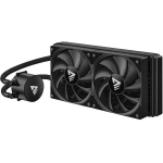 Savio NOX 240mm CPU vedelikjahutus, 240mm radiaator, 2x120mm ventilaatorid, 600-1800 RPM, 2550 RPM pump, 400mm torud, 250W TDP