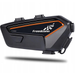 FreedConn F1 V2 EU mootorratta interkom, 48h k&otilde;neaeg, 30d ooterežiim, 10m ulatus, 1100mAh, BT 5.2, IP65, FM raadio, m&uuml;rasummutus
