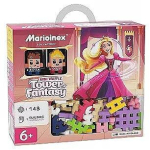 MARIOINEX Mini Waffle Princess Fantasy Tower Building Blocks, 148 pieces