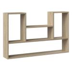 Top E Shop BILBAO 4P SON rippuv raamaturiiul, 100x16x60 cm, tamm, puitlaastplaat, 16 mm, seinale kinnitatav