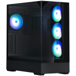 Zalman P40 PRISM PLUS BLACK, Midi Tower korpus, ATX, 4x120mm ARGB ventilaatorid, karastatud klaasist paneelid, USB 3.0, USB-C