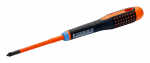 Elektriku kruvikeeraja ERGO&trade; kitsas Combi SL6/PZ2x100mm 1000V VDE BE-8720SL BAHCO