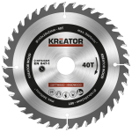 Ringl&otilde;ikuri tera &Oslash; 140x20x2,0mm 40T, KREATOR, KRT020405, Auk: 20 mm, L&otilde;ike l&auml;bim&otilde;&otilde;t: 140 mm, Zobide kogus: 40, Zobide nurk: 20 &deg;, L&otilde;ike laius: 2.00 mm, Tera paksus: 1.30 mm