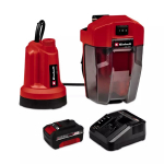 Bezvadu skaidrā ūdens sūknis GE-SP 18 LL Li, EINHELL, 4181561, 4500 l/h plūsma, 4.0 Ah akumulators