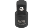 L&ouml;&ouml;gikindel adapter 3/8"(F) x 1/2"(M), JCB, JCB-80934MPB, CrMo teras