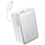 &Uuml;li kompaktne ja v&otilde;imas premium-klassi v&auml;line akupank 10000 mAh 45 W USB-C PD ja USB-A QC v&auml;ljundiga valge A1638H21 Anker