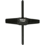 Yato YT-29060 K&auml;si t&ouml;&ouml;riist, 100 mm, 40-45 HRC, #45 s&uuml;sinikteras, 1/2" ja 3/4" torud, must viimistlus