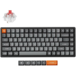 Keychron klaviatuur K2M-J1 75% paigutus, 84 klahvi, RGB LED taustvalgus, Bluetooth 5.1, 4000 mAh aku