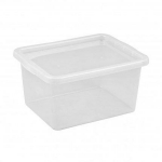 Nhg Ladustamiskarp 3229819, 595mm, 395mm, 310mm, l&auml;bipaistev, plastmass, ristk&uuml;lik, kaanega