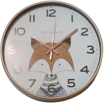 Besk Seina kvarts kell 9121221, 30 cm, valge, oranž, 1 x AA, plastmass, araabia numbrid