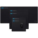 Logitech hiirepad G240 943-000785, 340mm, 280mm, must, kumm, libisemisvastane alus