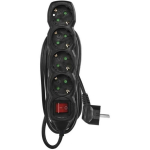 Emos Pikendus PC1425R, 5m, 4x2P+PE, PVH, 3680W, l&uuml;litiga, laste kaitse
