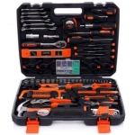 Kraftdele T&ouml;&ouml;riistade komplekt 7000909, 168tk, kott, 1/4" otsiku hoidja, 3/8" mutriv&otilde;ti, 3m m&otilde;&otilde;dulint