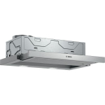 Bosch &Otilde;hupuhasti DFM064W54, 60 cm, 388 m&sup3;/h, 105 W, Mehaaniline, 2 LED 3W, H&otilde;bedane metallik