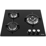ISEASY MGBG-603S2R 3-p&otilde;letiga gaasipliit, 7.75 kW, 3 p&otilde;letit, 3.3 kW, 2.7 kW, 1.75 kW, mehaanilised nupud